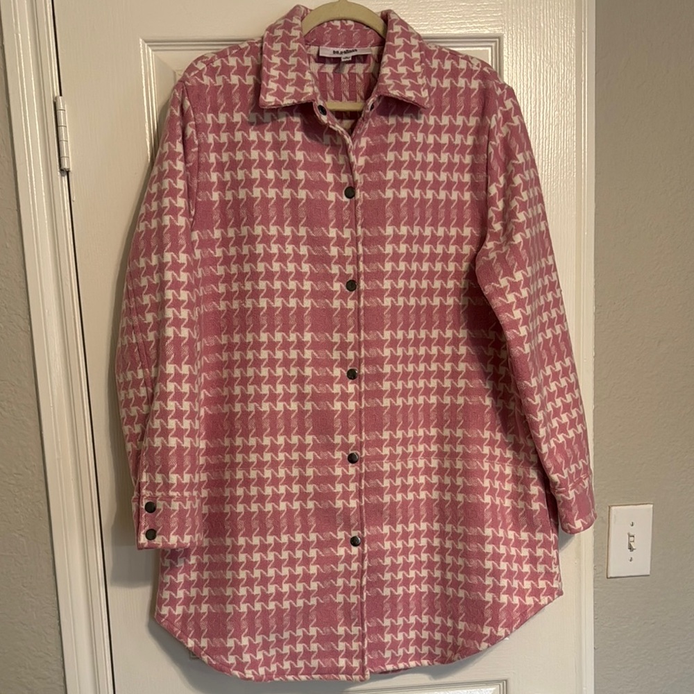 Steve Madden Oversized Button-Up Jacket